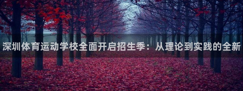 德国凯发官方正版app集团：深圳体育运动学校全面开启招生季：