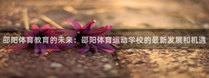 凯发官网下载是干嘛的公司：邵阳体育教育的未来：邵阳体育运动学